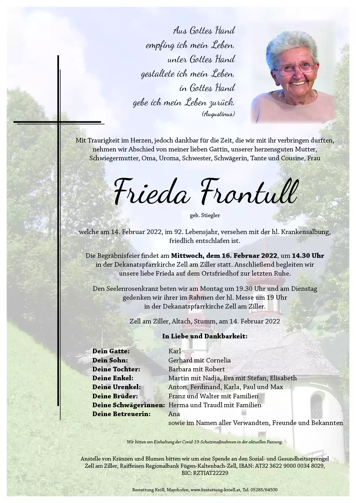 Parte von Frieda Frontull